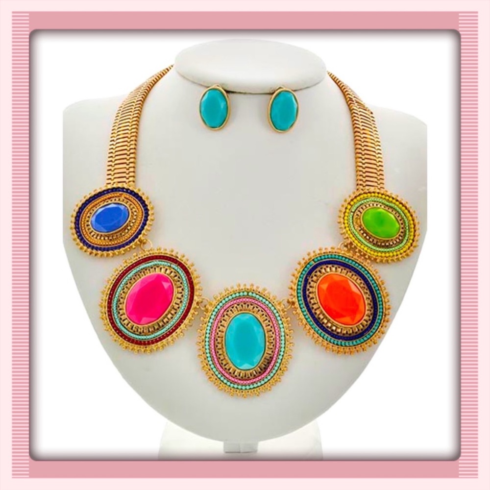 🪴Necklace Earrings Set